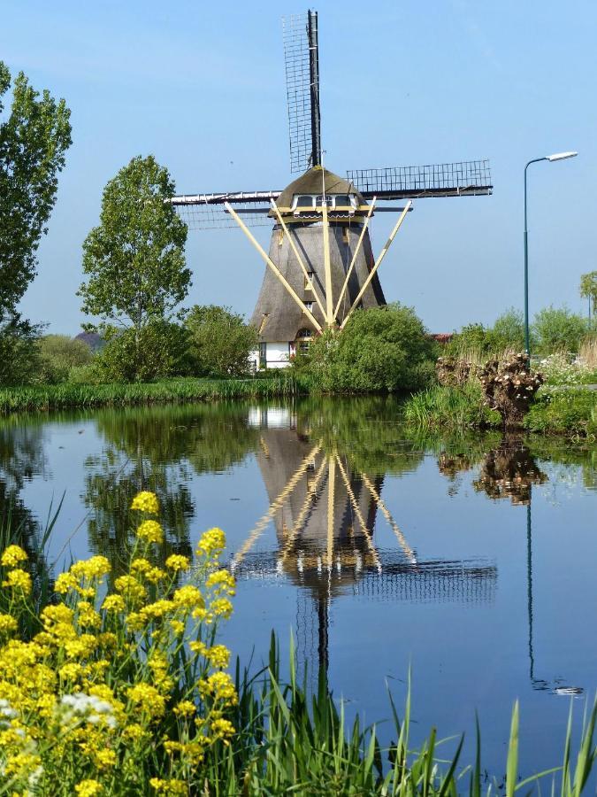 Mondriaanmolen, A Real Windmill Close To Amsterdam 압카우더 외부 사진